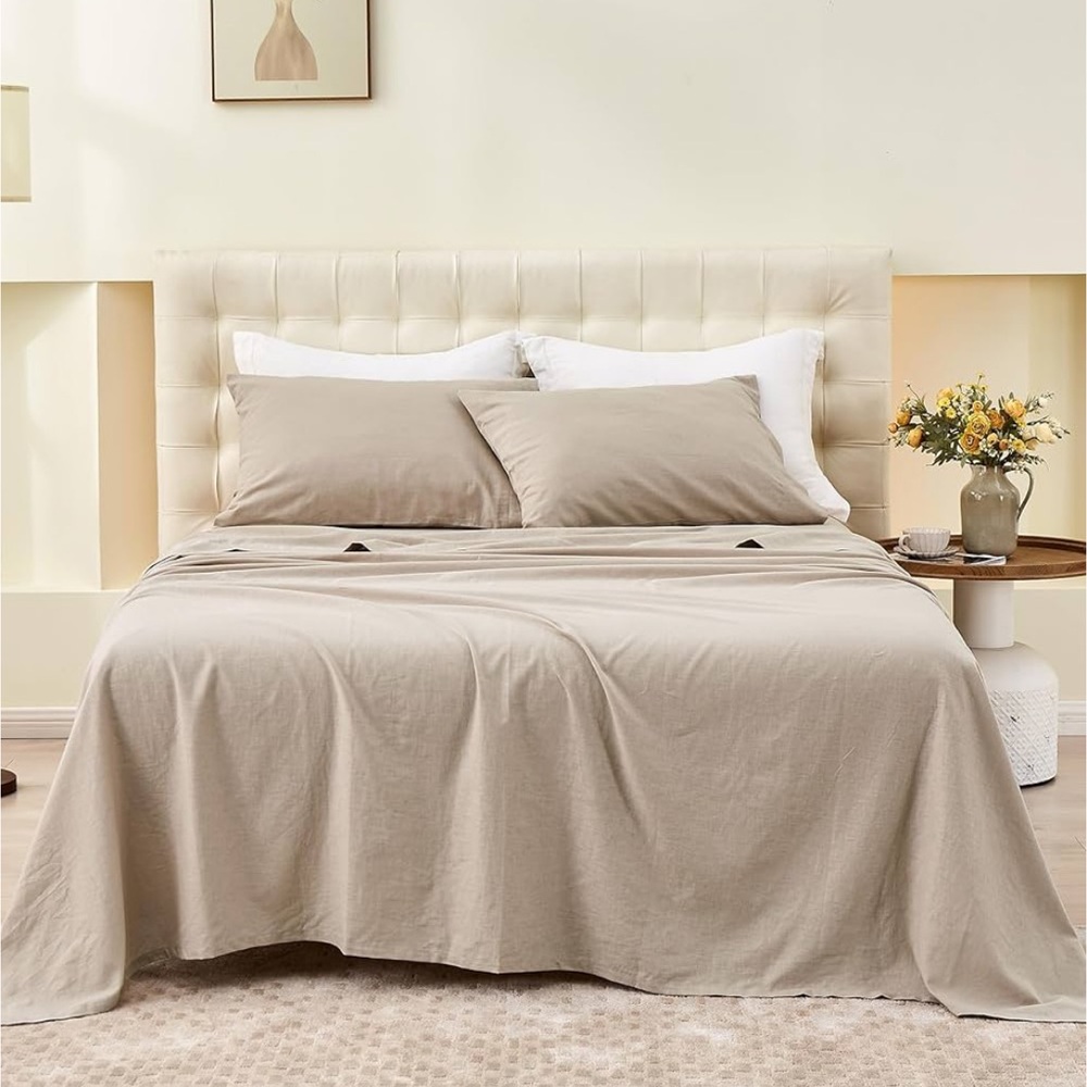 Linen Bedding Sheet Set